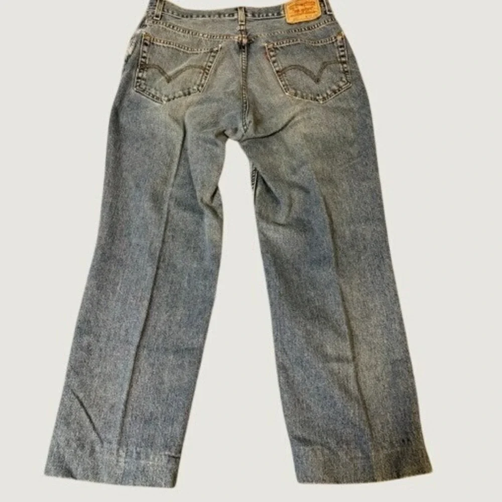 Levis 560 Comfort Fit Jeans Mens 34x30 Blue Medium Wash Loose Tapered Denim VTG